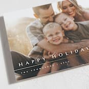 "minimalist" - Holiday Cards in Snowfall by Melanie Kosuge - Detail