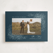 "Glitter" - Holiday Cards in Midnight by Jessica Williams - Front