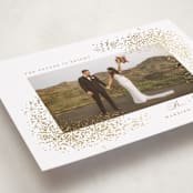 "Glitter" - Holiday Cards in Golden by Jessica Williams - Detail