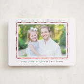"hand drawn scallop" - Holiday Cards in Coal by Sara Hicks Malone - Front