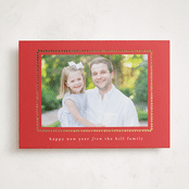 "hand drawn scallop" - Holiday Cards in Holly by Sara Hicks Malone - Front