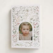 "Gilded Peace" - Holiday Cards in Festive by Makewells - Folded Card