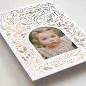 "Gilded Peace" - Holiday Cards in Festive by Makewells - Detail