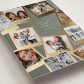 "polaroids" - Holiday Cards in Sage by Lori Wemple - Detail