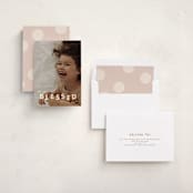 "oh so blessed" - Holiday Cards in Winter Rose by Ellen Schlegelmilch - Assembled