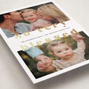 "So Very Blessed" - Holiday Cards in Snow by Devika Keskar - Detail