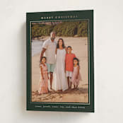 "Minimalist Frame" - Holiday Cards in Evergreen by Nicole Walsh - Folded Card