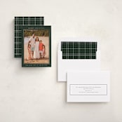"Minimalist Frame" - Holiday Cards in Evergreen by Nicole Walsh - Assembled