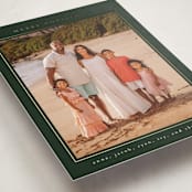 "Minimalist Frame" - Holiday Cards in Evergreen by Nicole Walsh - Detail