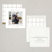 "Minimal border" - Holiday Cards in Starlight by Lucrecia Caporale - Assembled