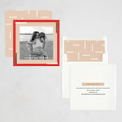 "Modern Merry" - Holiday Cards in Candy Cane by Angela Thompson - Assembled