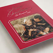 "Silver Bells" - Holiday Cards in Ruby by Alston Foster - Detail