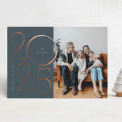 "Big 2025" - Holiday Cards in Wintermint by Ana de Sousa - Front