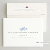 "- His Love -" - Holiday Cards in Blue Jay by Hudson meet Rose - FREE Recipient Addressing