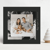 "square" - Holiday Cards in Coal by Lori Wemple - Front
