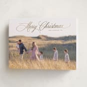 "Classically" - Holiday Cards in Sand by Christy Hy Lee - Folded Card
