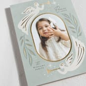 "Christmas Angels" - Holiday Cards in Glacier by Karidy Walker - Detail