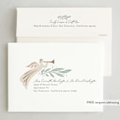 "Christmas Angels" - Holiday Cards in Glacier by Karidy Walker - FREE Recipient Addressing