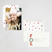 "Exuberant" - Holiday Cards in Snow by Jackie Crawford - Assembled