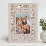 "Bible story" - Holiday Cards in Peony by Alethea and Ruth - Front