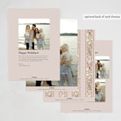 "Bible story" - Holiday Cards in Peony by Alethea and Ruth - Back of Card Options