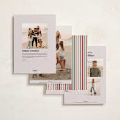 "Merrier and More" - Holiday Cards in Champagne by Ani Somi - Back of Card Options