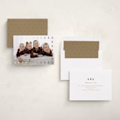 "Christmas Tree Frame" - Holiday Cards in Snow by Stacey Meacham - Assembled