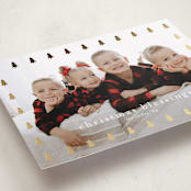 "Christmas Tree Frame" - Holiday Cards in Snow by Stacey Meacham - Detail