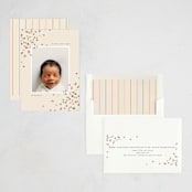 "mickey confetti corners" - Holiday Cards in Candy by Ellen Schlegelmilch - Assembled