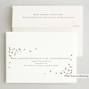 "mickey confetti corners" - Holiday Cards in Candy by Ellen Schlegelmilch - FREE Recipient Addressing