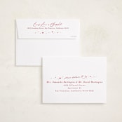 "Merry moments magical memories" - Holiday Cards in Scarlet by Lea Delaveris - FREE Recipient Addressing