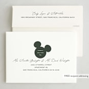 "Hey Mickey" - Holiday Cards in Mickey by Pixel and Hank - FREE Recipient Addressing