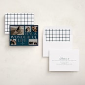 "It's A Wonderful Life" - Holiday Cards in Midnight by Paula Pecevich - Assembled