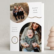 "periodically" - Holiday Cards in Snow by Everett Paper Goods - Folded Card