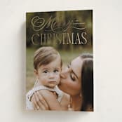 "Simply Elegant" - Holiday Cards in Vanilla by Stacy Maalouf - Folded Card