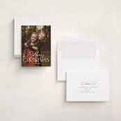"Luxe" - Holiday Cards in Snowball by Jessica Williams - Assembled