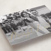 "Beautiful Foil Script" - Holiday Cards in Snow by Julie Ley - Detail