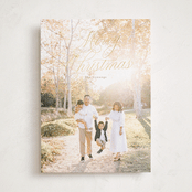 "Christmas splendor" - Holiday Cards in Golden by Rebecca Durflinger - Front