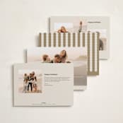 "Sous Le Soleil" - Holiday Cards in Cream by Ani Somi - Back of Card Options