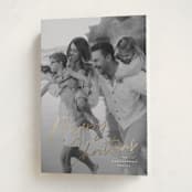 "Signature" - Holiday Cards in Snowflake by Wildfield Paper Co - Folded Card
