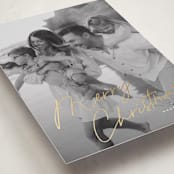 "Signature" - Holiday Cards in Snowflake by Wildfield Paper Co - Detail