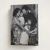 "Merry Embrace" - Holiday Cards in Halo by Kacey Kendrick Wagner - Folded Card