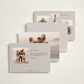 "Tied with Joy" - Holiday Cards in Birch by Leia Matt - Back of Card Options