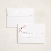 "Tied with Joy" - Holiday Cards in Birch by Leia Matt - FREE Recipient Addressing