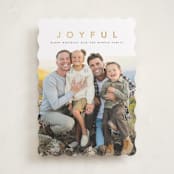 "a joyful family" - Holiday Cards in Coal by Laura Hamm - Front