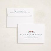 "Vintage Christmas" - Holiday Cards in Spruce by Paper Sun Studio - FREE Recipient Addressing