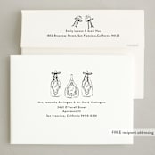 "Champagne New year" - Holiday Cards in Noir by Jackie Crawford - FREE Recipient Addressing