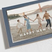 "Skyline" - Holiday Cards in Navy by Wildfield Paper Co - Detail