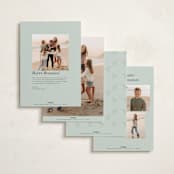 "Greenery & Gold" - Holiday Cards in Fir by Hannah Williams - Back of Card Options