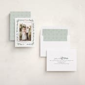 "Greenery & Gold" - Holiday Cards in Fir by Hannah Williams - Assembled